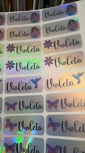 46K views · 178 reactions | Holographic sticker !!! Is amazing this effect in personalized stickers!!!¡¡¡ made with printable Vinyl paper holographic #sticker #waterproof . | Koalagp | Facebook
