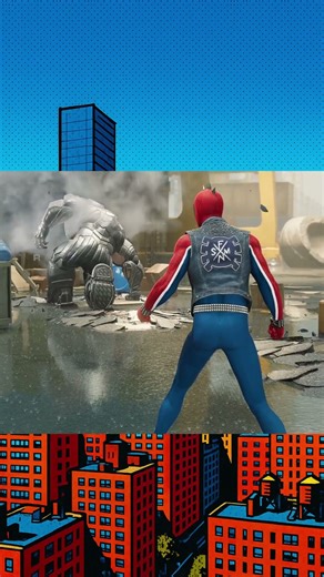 Spider-Man vs Rhino Break-In #spiderman #playstation #gaming #fyp