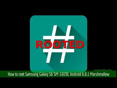 How to root Samsung Galaxy S6 SM-G920L Android 6.0.1 Marshmallow