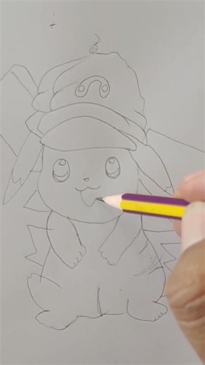 how to draw pikachu