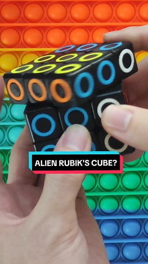 ALIEN RUBIK'S CUBE? Most Satisfying Rubik's Solves! #magic #satisfying #asmr