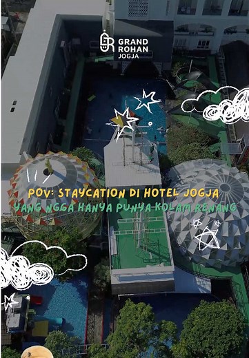 Staycation Seru di Grand Rohan Jogja dengan Kora Kora Park