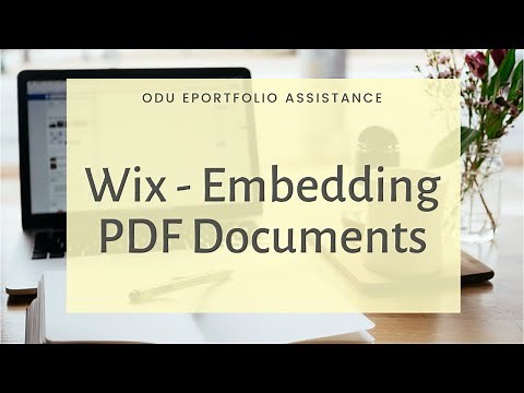 How to Upload a PDF to Wix