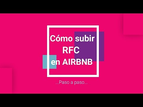 ¿Cómo doy de alta mi RFC en Airbnb?