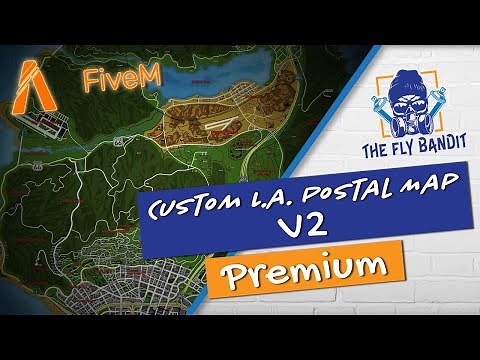 TheFlyBandit Mods: Custom Los Angeles Postal Map - FIveM