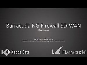 Barracuda NextGen Firewall - SD-WAN Demo