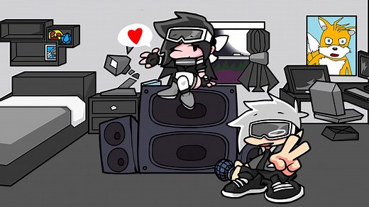 (饭制)堂堂复活！FNF模组 Salty's Sunday Night 重置版 全流程