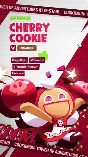 쿠키런: 모험의 탑에서 체리맛 쿠키 만나기