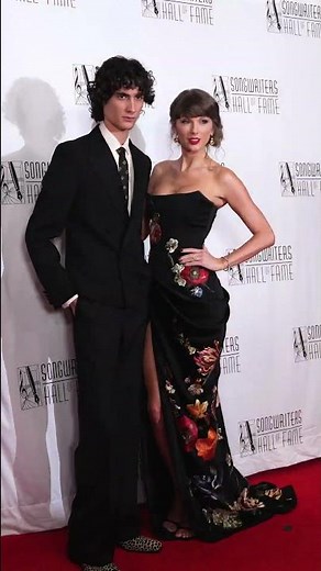 Taylor Swift and Sombr Meet Up at the Songwriters Hall of Fame Ceremony in New York
