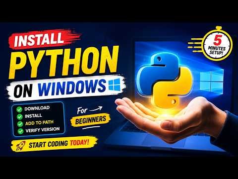 How to Install Python on Windows in 5 Minutes | Beginner Tutorial