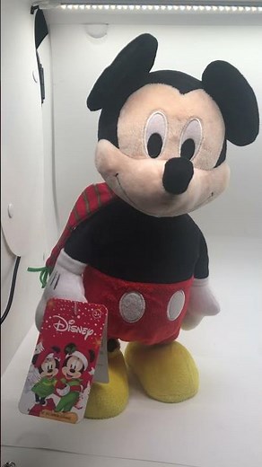 Disney Christmas Mickey Mouse Animated Jingle Bells Plush