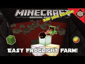 Frog light/ Cactus/ Magma cream farm for Minecraft Bedrock & Java Editions!