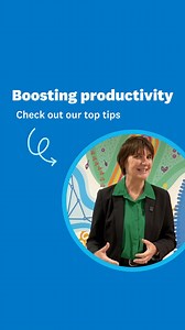 9.3K views · 28 reactions | Looking to boost productivity in your small business without working longer hours?  Watch the video for our top tips For more, check out our full report: https://bit.ly/44Ab64S | Xero | Facebook
