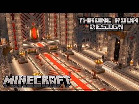Throne Room Design (MINECRAFT) - By Jeracraft