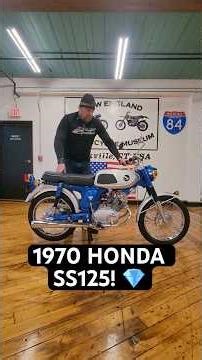 1970 HONDA SS125! FULL YOUTUBE VIDEO IS LIVE!