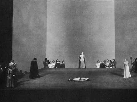 Astrid Varnay and Herbert von Karajan - Götterdämmerung Finale (Bayreuth 1951)
