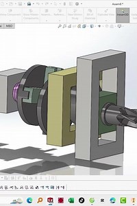 Mechanical Animation - Milling Mortise - by Solidworks Animation