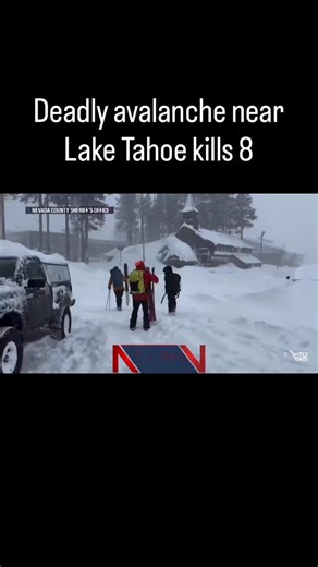 Rescue crews are battling brutal conditions searching for one missing skier who is presumed dead. A group of 15 skiers got trapped in an avalanche when a snowy mountainside gave way. NBC News’ Morgan Chesky reports from Truckee, California. | NBC Nightly News with Tom Llamas