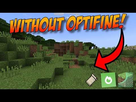 How to get Optifine Fancy grass on Fabric Sodium | Mod showcase #3