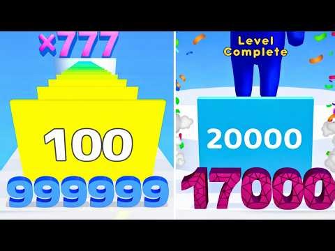 LIVE 🔴 24/7 | Number Master Run and Merge vs Number Rush 2048 Challenge GAMEPLAY | Ball Games Hub