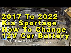 Kia Sportage How To Change 12V Car Battery 2017 To 2022 4th Gen With Group Size & Part Numbers