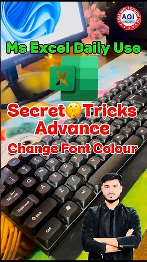 Stop Using the Mouse! Change Excel Font Colour with Shortcuts ⚡