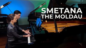 The Moldau by Bedrich Smetana - Performed by Anna & Dmitri Shelest - Classical Clips