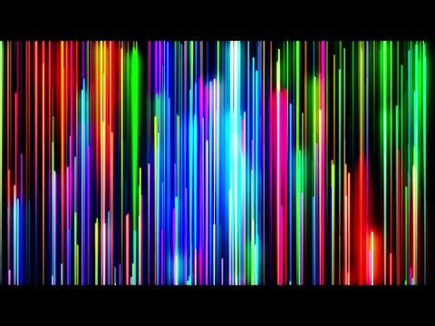 Colorful Neon Light Lines | 6 Hours 4K Ultra HD VJ Loop Background