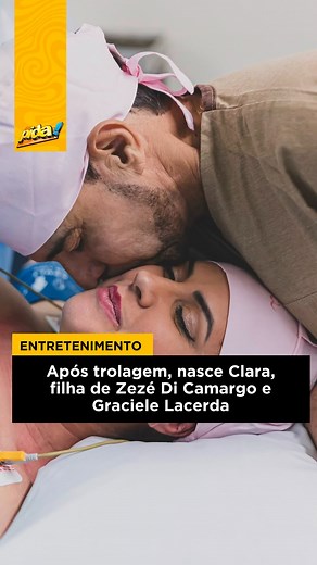 Pida! on Instagram: "️Apos #trolagem de Lucilene Camargo e Graciele Lacerda anunciando que a bolsa ao papai Zezé Di Camargo o que ninguém esperava era a chegada de Clara, a primeira filha do #casal. A bebê chegou ao mundo nesta quarta-feira, 25, dia de #Natal, no Hospital Albert Einstein de Alphaville, em São Paulo, surpreendendo os #pais ao antecipar sua chegada.‍ : @gracielelacerdaoficial : pida.com.br"