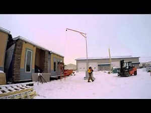 Single Arm Cube Davit Fall Protection System by Hy-Safe Technology