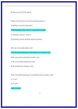 Java Chapter 5 Questions and Answers Already Graded A909 636x882