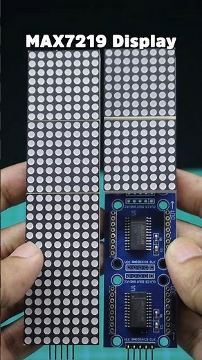 MAX7219 Dot Matrix Display | #electronics #arduino