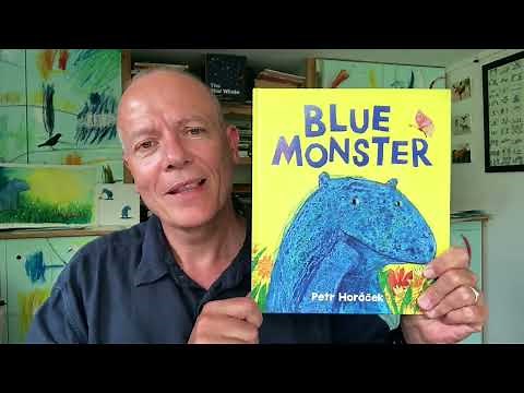 Blue Monster by Petr Horáček