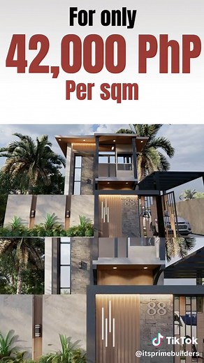 Step into the home you deserve! With Prime Builders, luxury is built at Php 42,000/sqm. #fyp #foryou#foryoupage#dreamhome#modernhome#construction#constructionlife
