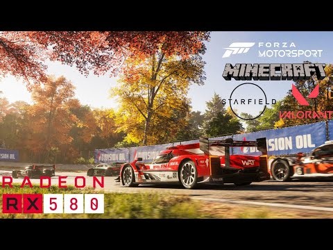 Xeon 2670 V3 | RX 580 8GB | 1080P | Minecraft - Valorant - Forza Motorsport - Starfield Benchmarks