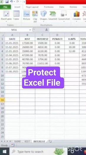 How to set password on Excel File II Protect excel File. Excel Sheet me password kaise lagaye.#excel