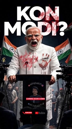 It is my duty to reveal the true face of this murderer and deceiver to the world. I will expose his dark deeds in my upcoming short video this week. This person has become the biggest threat to South Asia — a bloodthirsty beast who must be unmasked before the public. Stay tuned and subscribe to my YouTube channel : aliiqbalch #modi #modigovernment #indiangovernment #india #southasia #pakistan #expose #explore #foryou #aliiqbalch