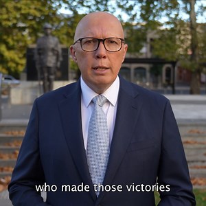 We will remember them. | Peter Dutton