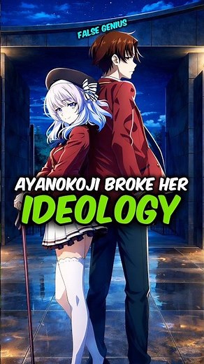 Ayanokoji proved sakayanagi wrong #classroomoftheelite #ayanokoji #anime