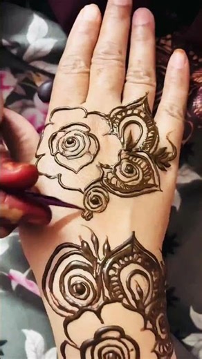 Very Stylish Karwa Chauth special mehndi design | Simple front hand mehndi design||Mehandi ka design