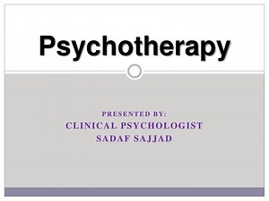 Psychotherapy - SlideServe