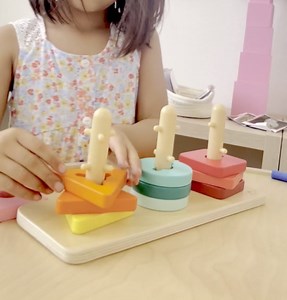 Montessori-Inspired Stacking, Shapes and Colors Sorting Toys for Toddlers, Twist and Pivot, Problem-Solving and Fine Motor Skills Development, Educational and Learning Toys for 1+ Year Old