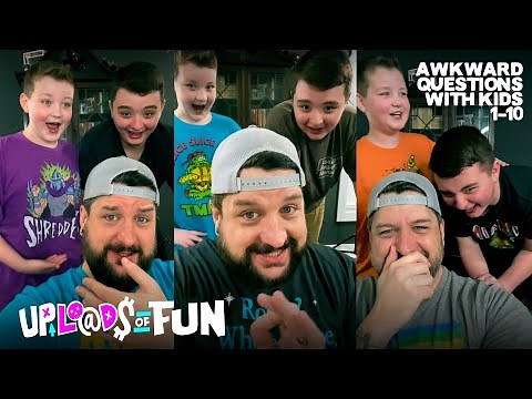 Awkward Questions with Kids 1-10 Uploads of Fun