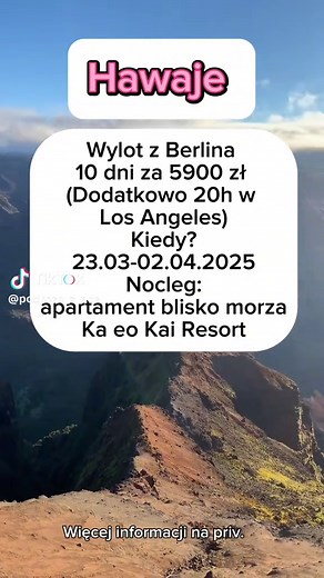 Odwiedź Kauai jedna z najstarszych z hawajskich wysp, wulkaniczna kraina, mająca prawie 6 milionów lat. #hawaje #podrozowanie #podroze #usa🇺🇸 #zaplanujpodroz