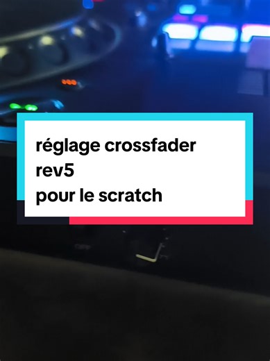 le réglage du crossfader pour le scratch Dj #djs #dj #scratch #pioneer #974🇷🇪🇷🇪
