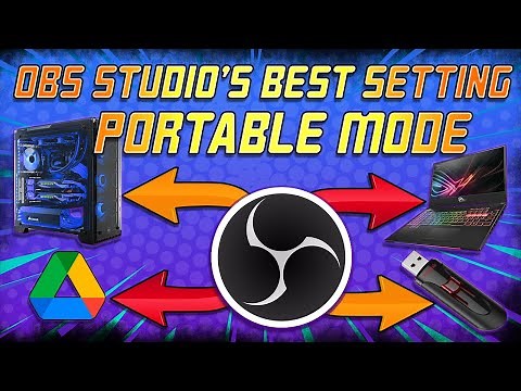 OBS Studio Portable Mode is AMAZING and EASY to Setup!