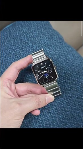 Men’s Square Stainless Steel Watch – Modern Luxury Timepiece