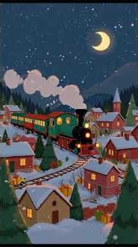 Day 9 — The Snowy Train #animation #cute #shotstory