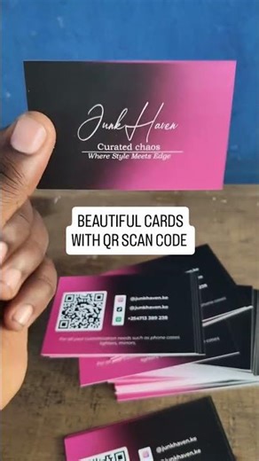 QR Scan Code Cards 😄