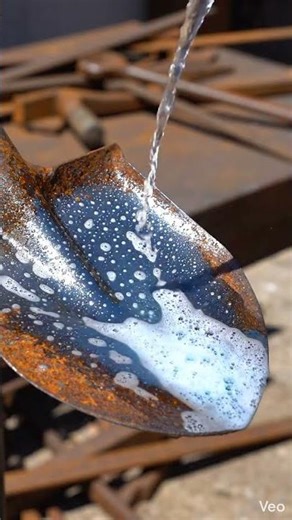 Rusty Spade Transformation: From Rusty to Shiny!